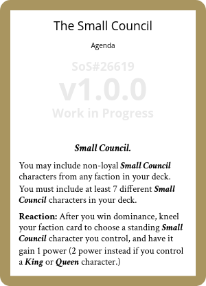 The Small Council