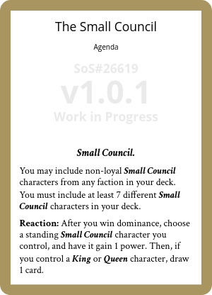 The Small Council