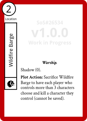 Wildfire Barge