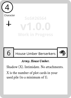 House Umber Berserkers