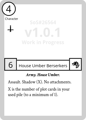 House Umber Berserkers