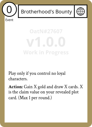 Brotherhood's Bounty