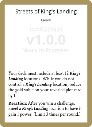 Streets of King's Landing