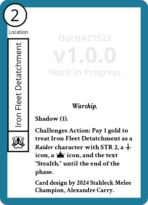 Iron Fleet Detatchment