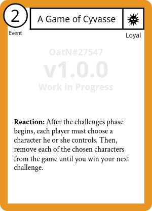A Game of Cyvasse