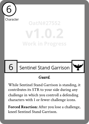 Sentinel Stand Garrison