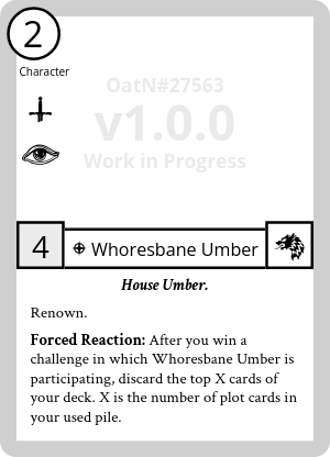 Whoresbane Umber