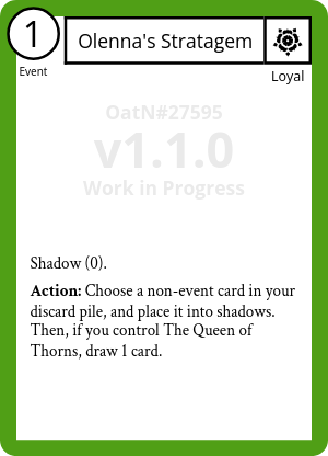 Olenna's Stratagem